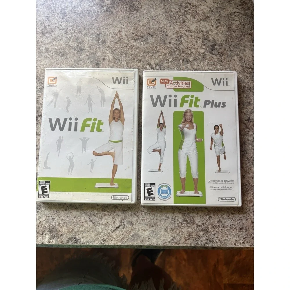 Wii Fit and Wii Fit Plus Games Nintendo Lot of 2